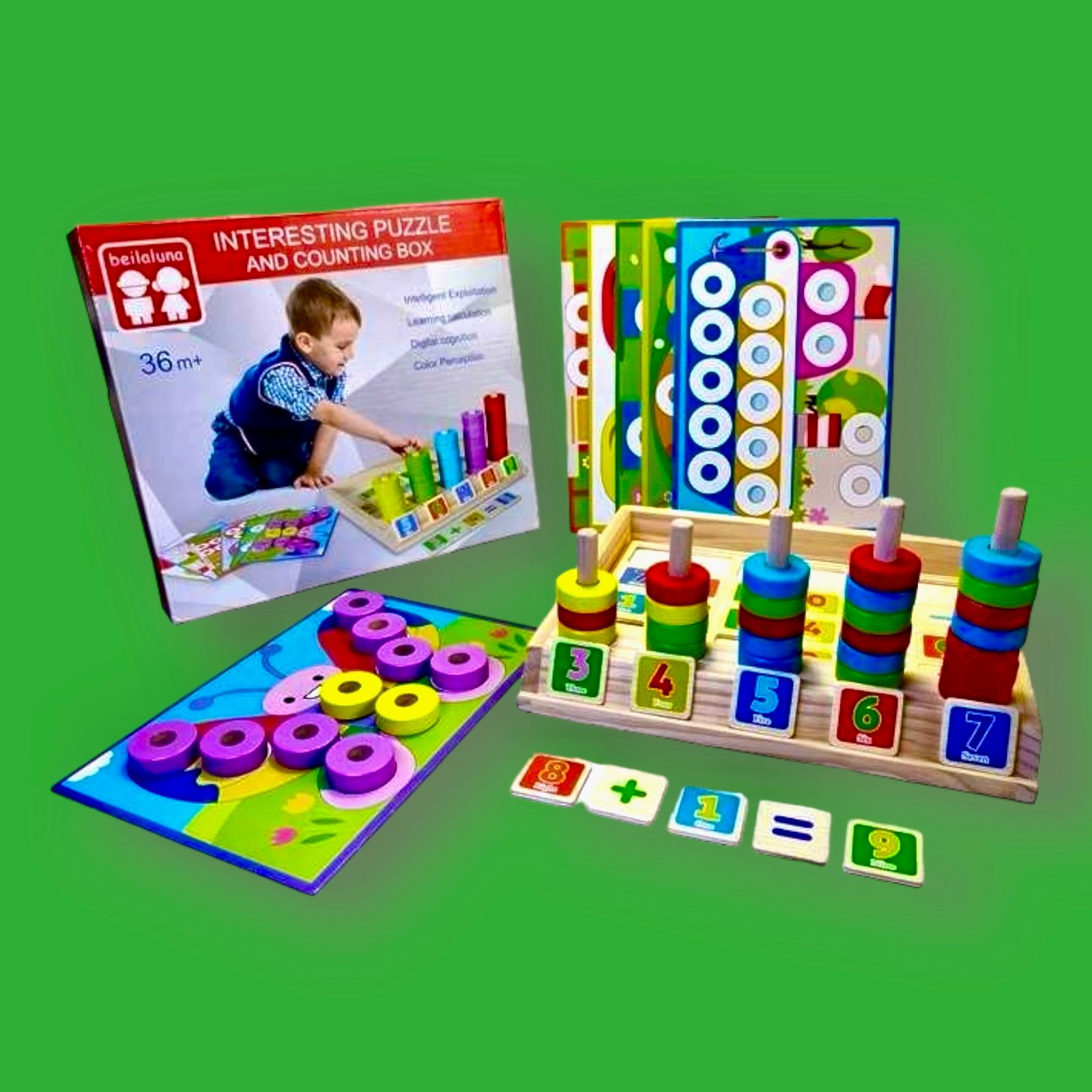 Juego Didactico de Madera +36m